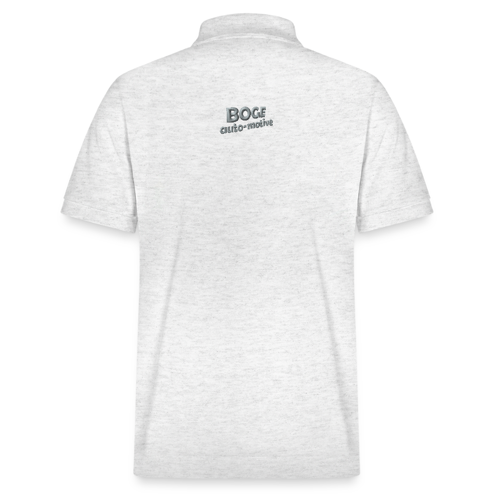 BOGE auto-motive wear - Performance Polo Shirt Unisex Organic PREPSTER - heather white