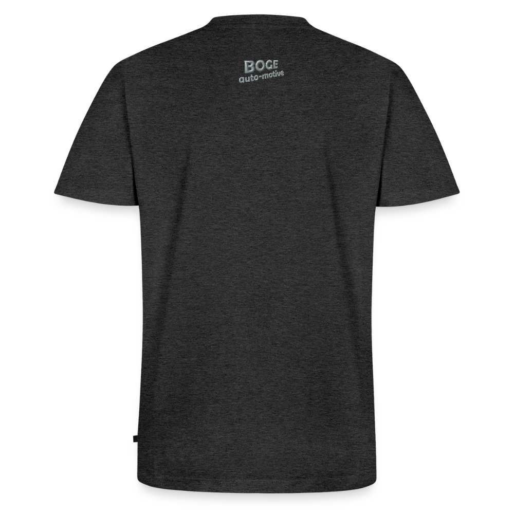BOGE auto-motive wear - Get on Track  –Men's Organic V-Neck T-Shirt - heather anthracite