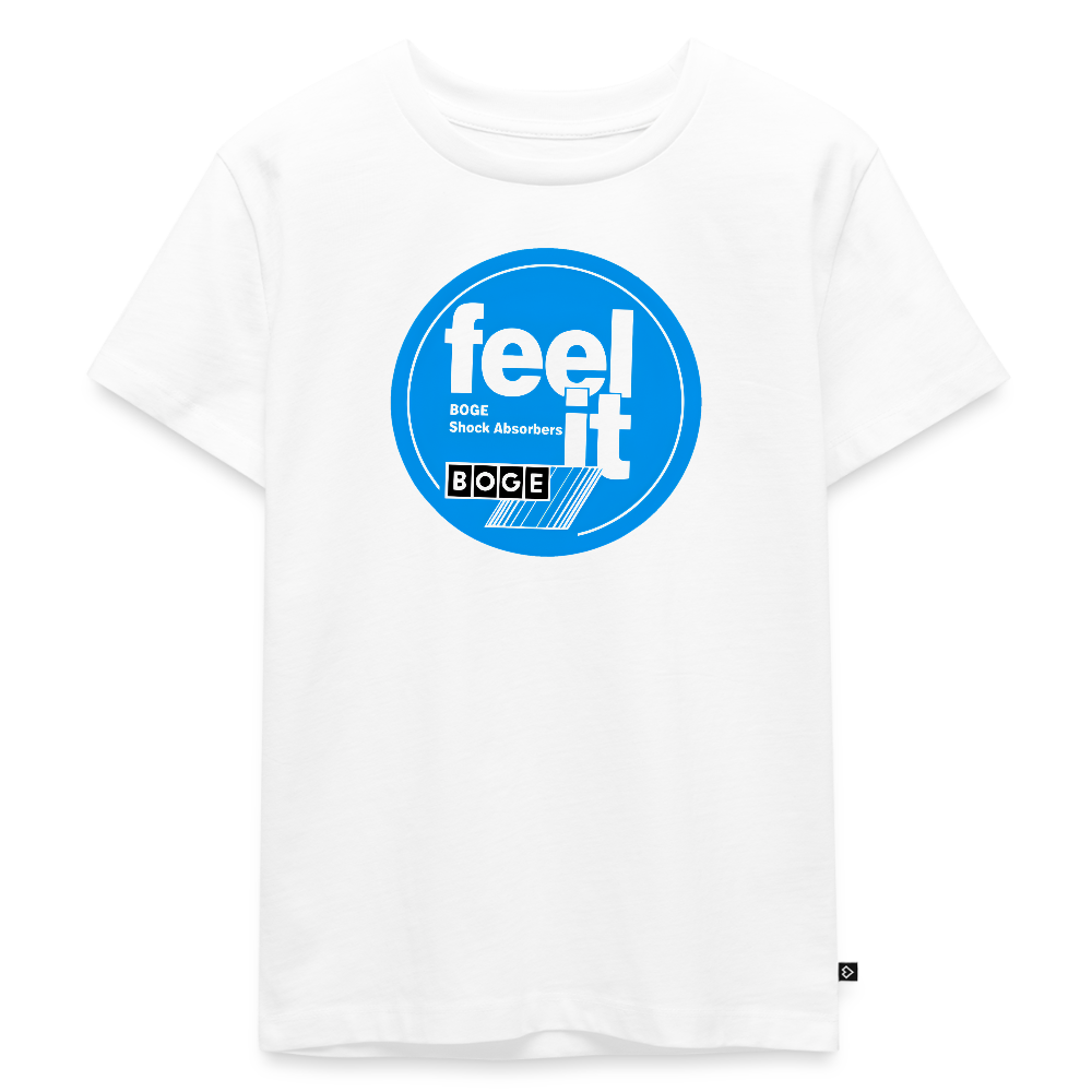 BOGE auto-motive wear - RETRO Feel it-  Kids' Premium T-Shirt - white
