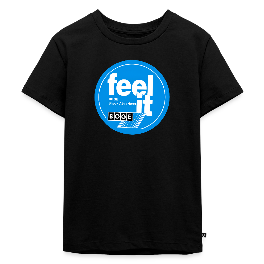 BOGE auto-motive wear - RETRO Feel it-  Kids' Premium T-Shirt - black