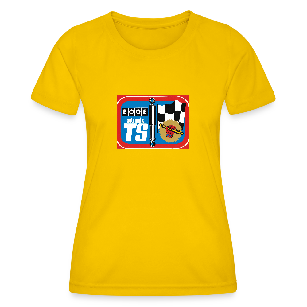 BOGE auto-motive wear – TS Women's Functional T-Shirt - egg yellow