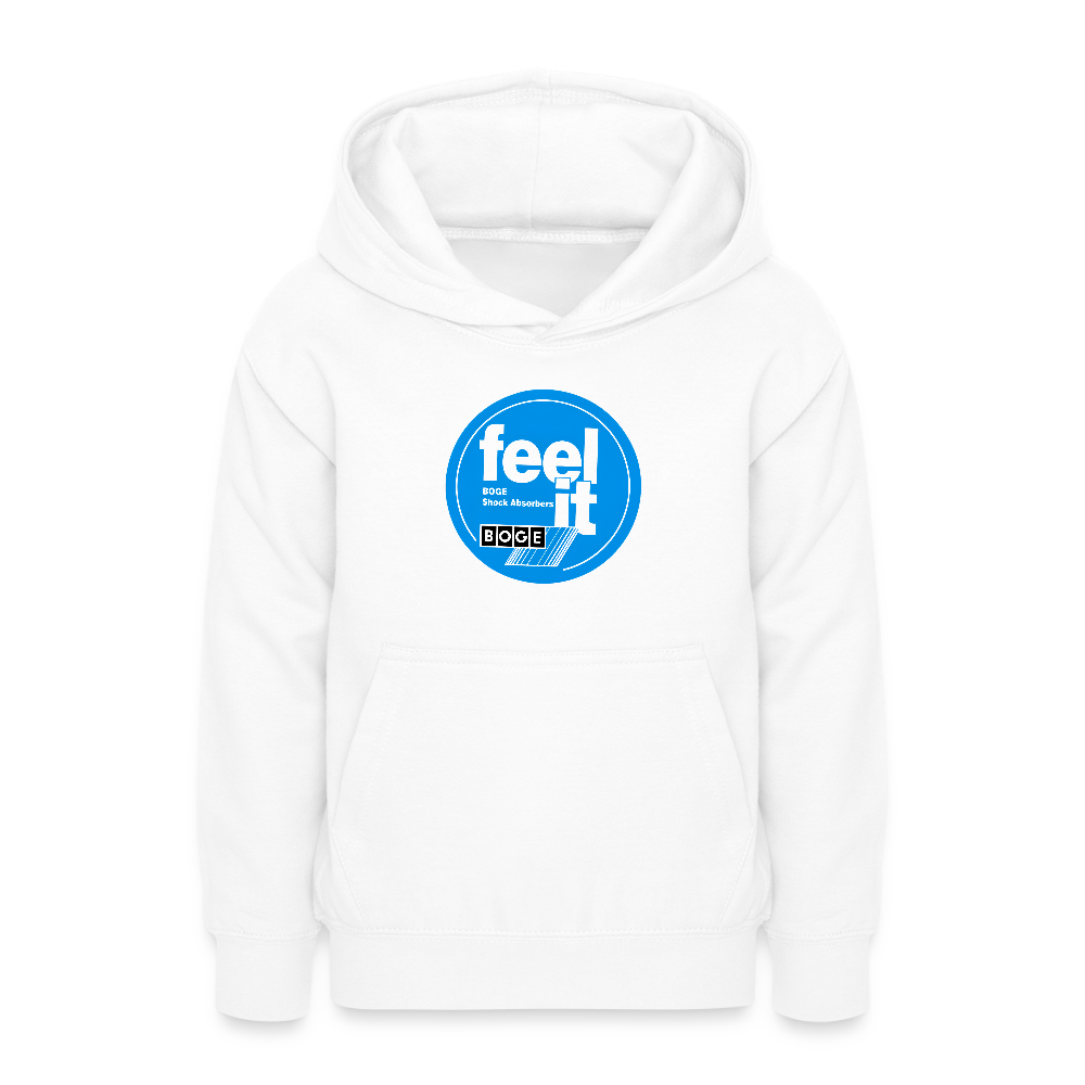 BOGE auto-motive wear – RETRO FEEL IT - Teen Hoodie - white