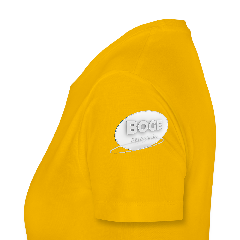 BOGE Auto-Motive – RETRO Powered by BOGE - Women’s Premium T-Shirt - sun yellow