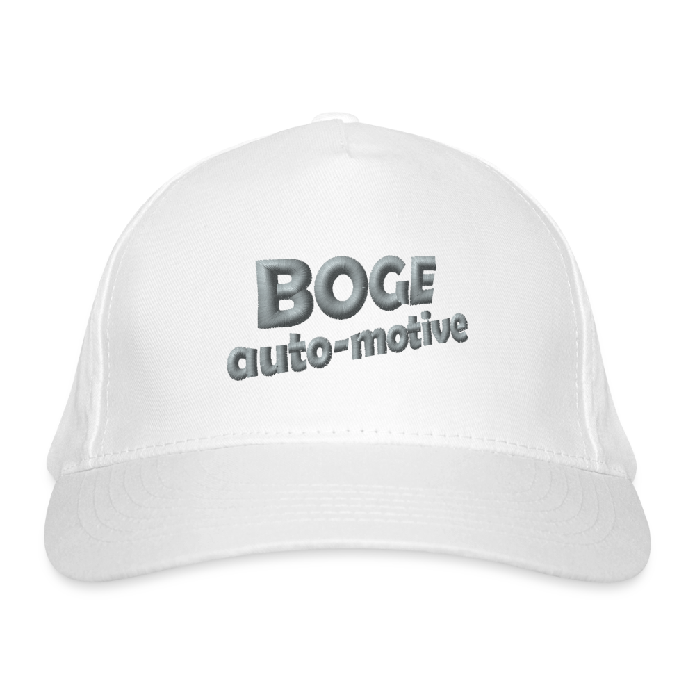 BOGE auto-motive wear - Organic Baseball Cap - white