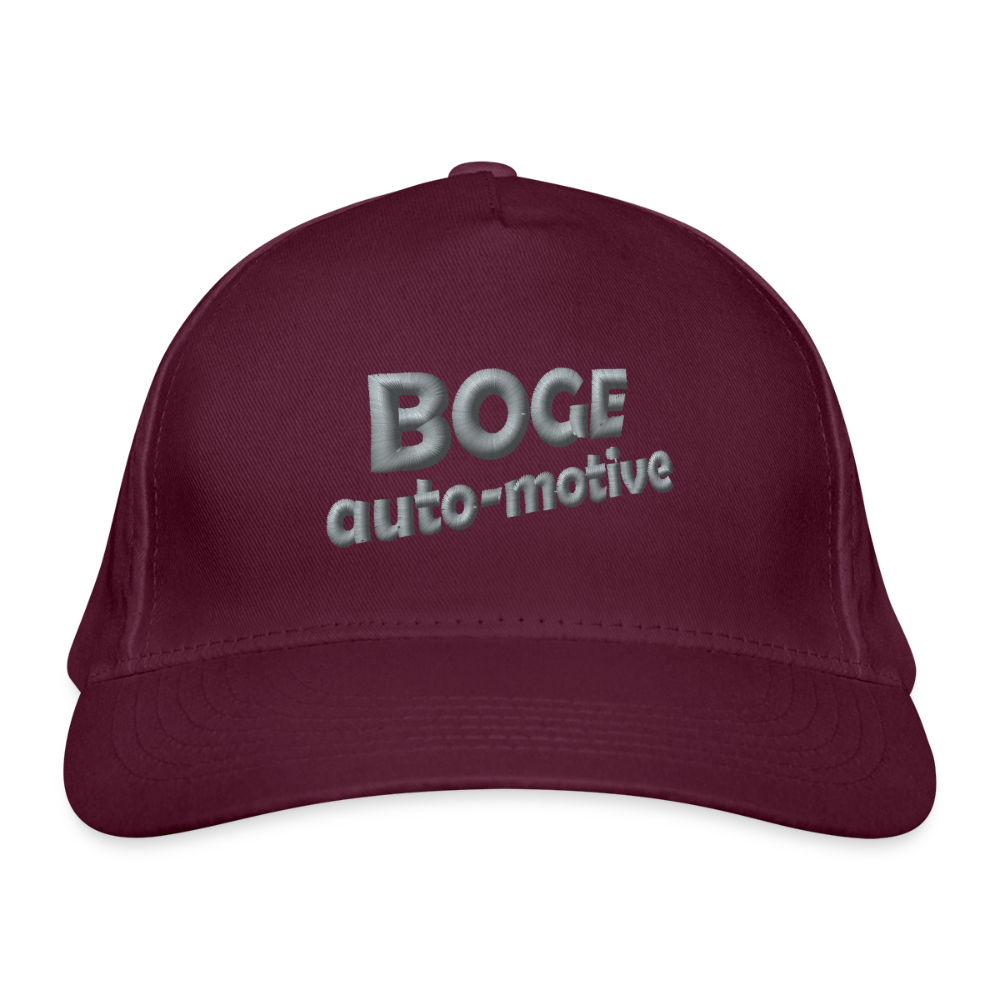 BOGE auto-motive wear - Organic Baseball Cap - burgundy