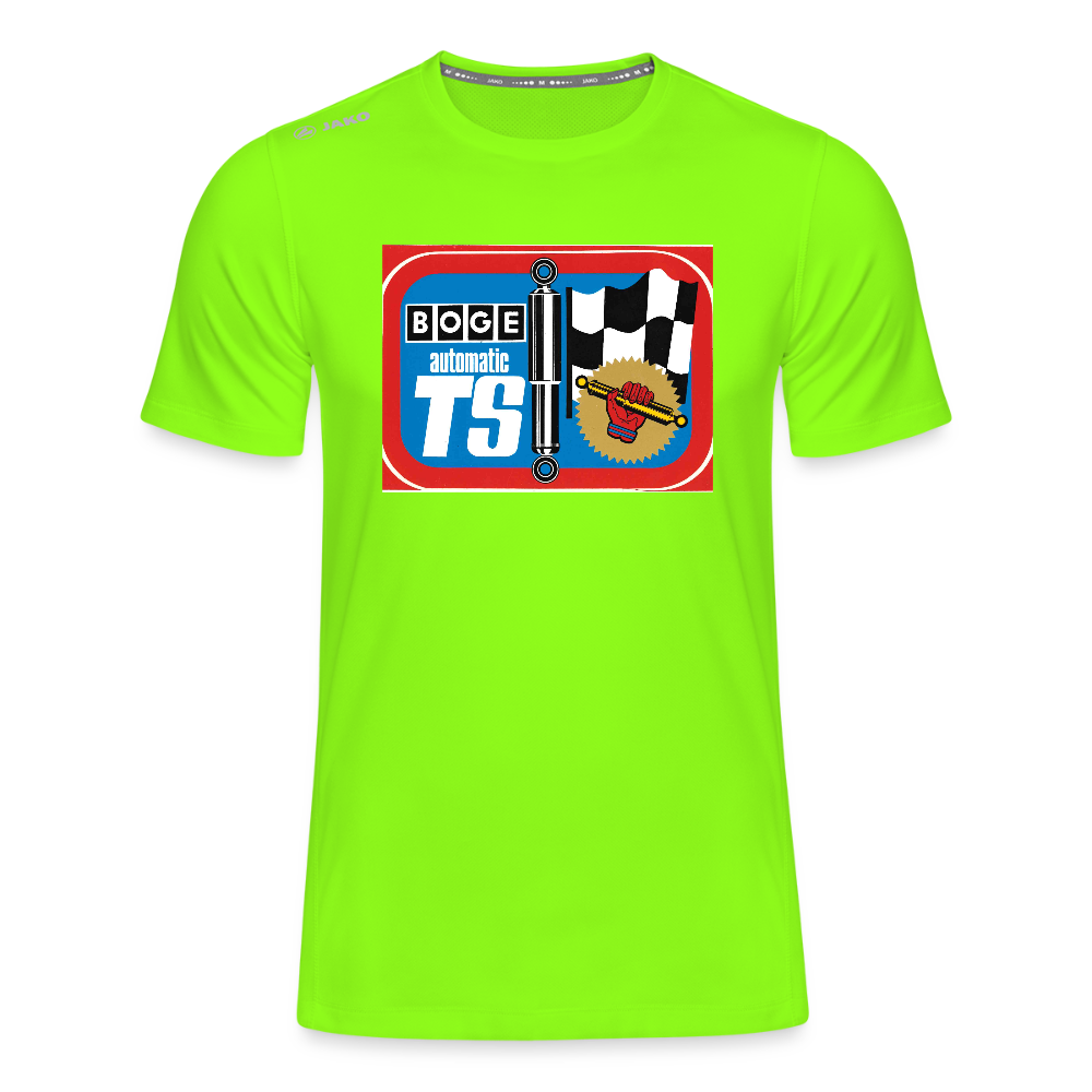 BOGE auto-motive wear – RETRO automatic TS - JAKO Teenager's T-Shirt Run 2.0 - neon green