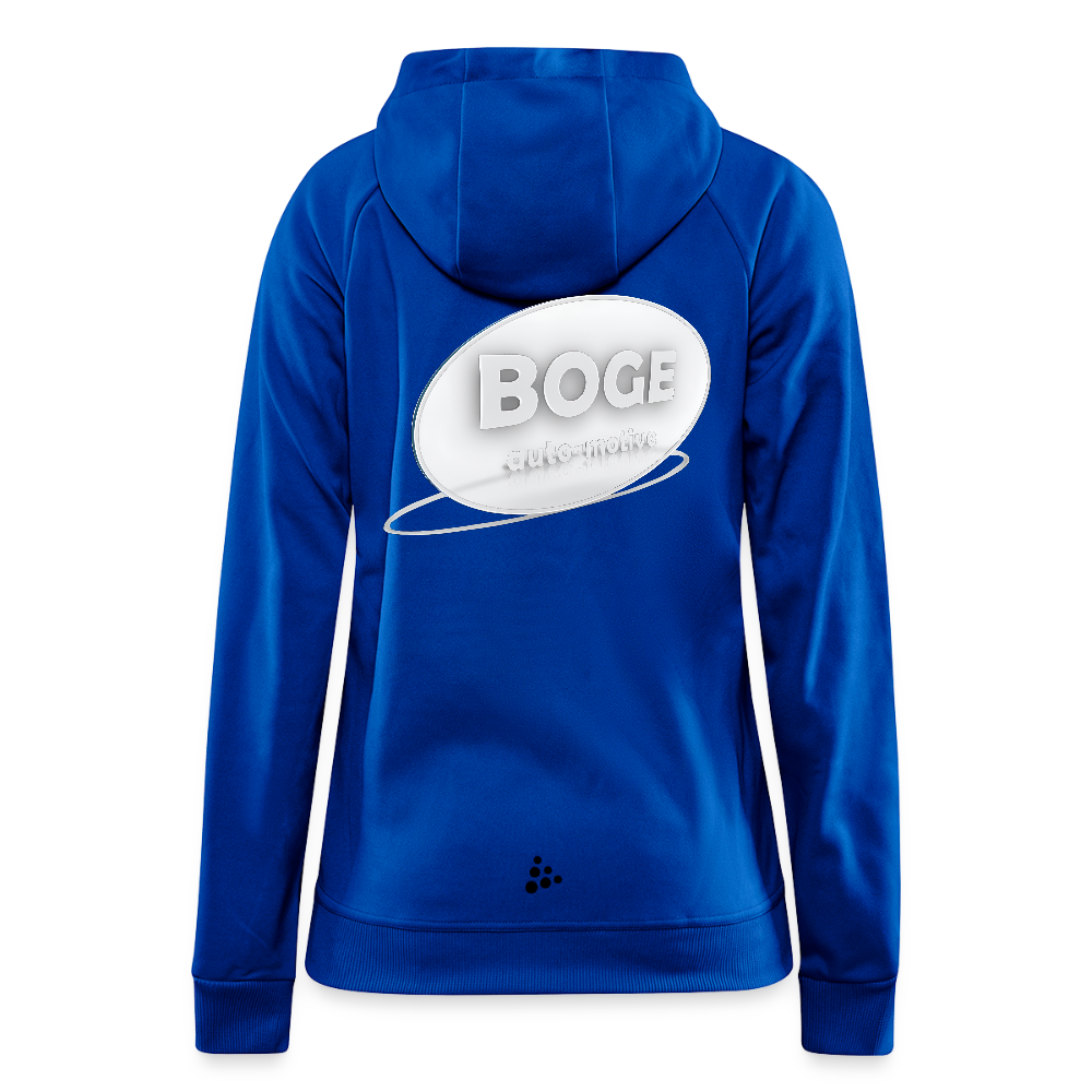 BOGE auto motive wear - CRAFT ADV Unify Women's Hooded Jacket - deep royal