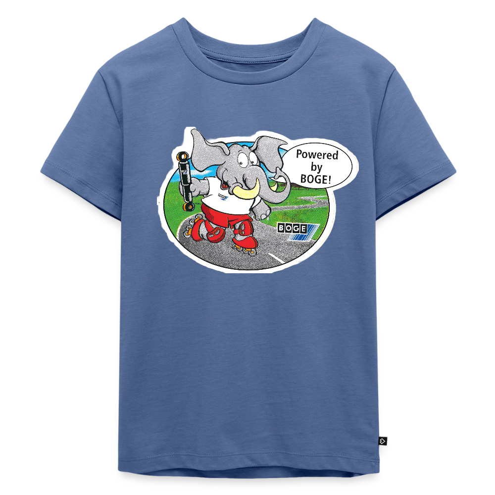 BOGE Auto-Motive – RETRO Powered by BOGE - Kids' Premium T-Shirt - stone blue