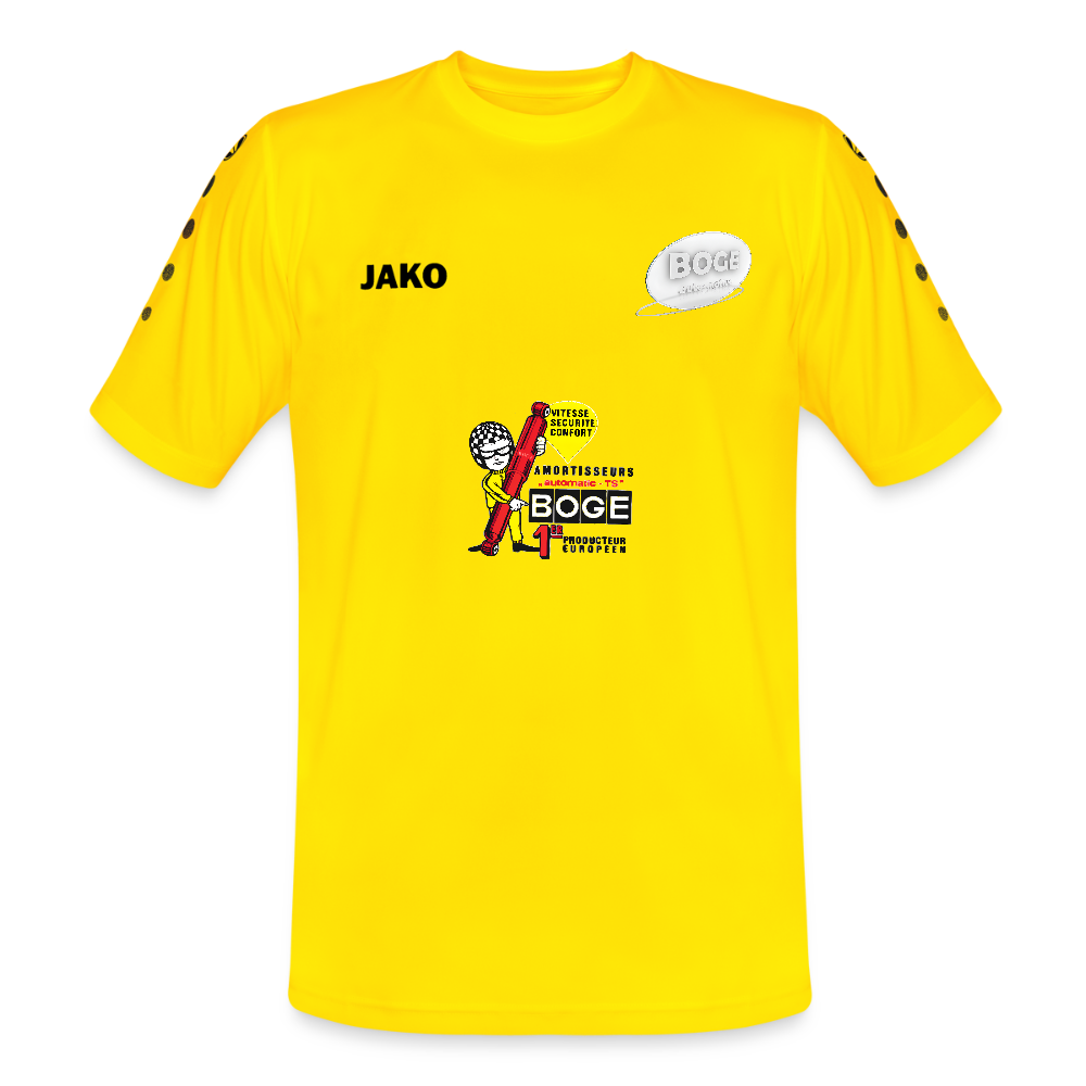 BOGE auto-motive wear - Aumotisseurs RETRO Team Shirt - yellow