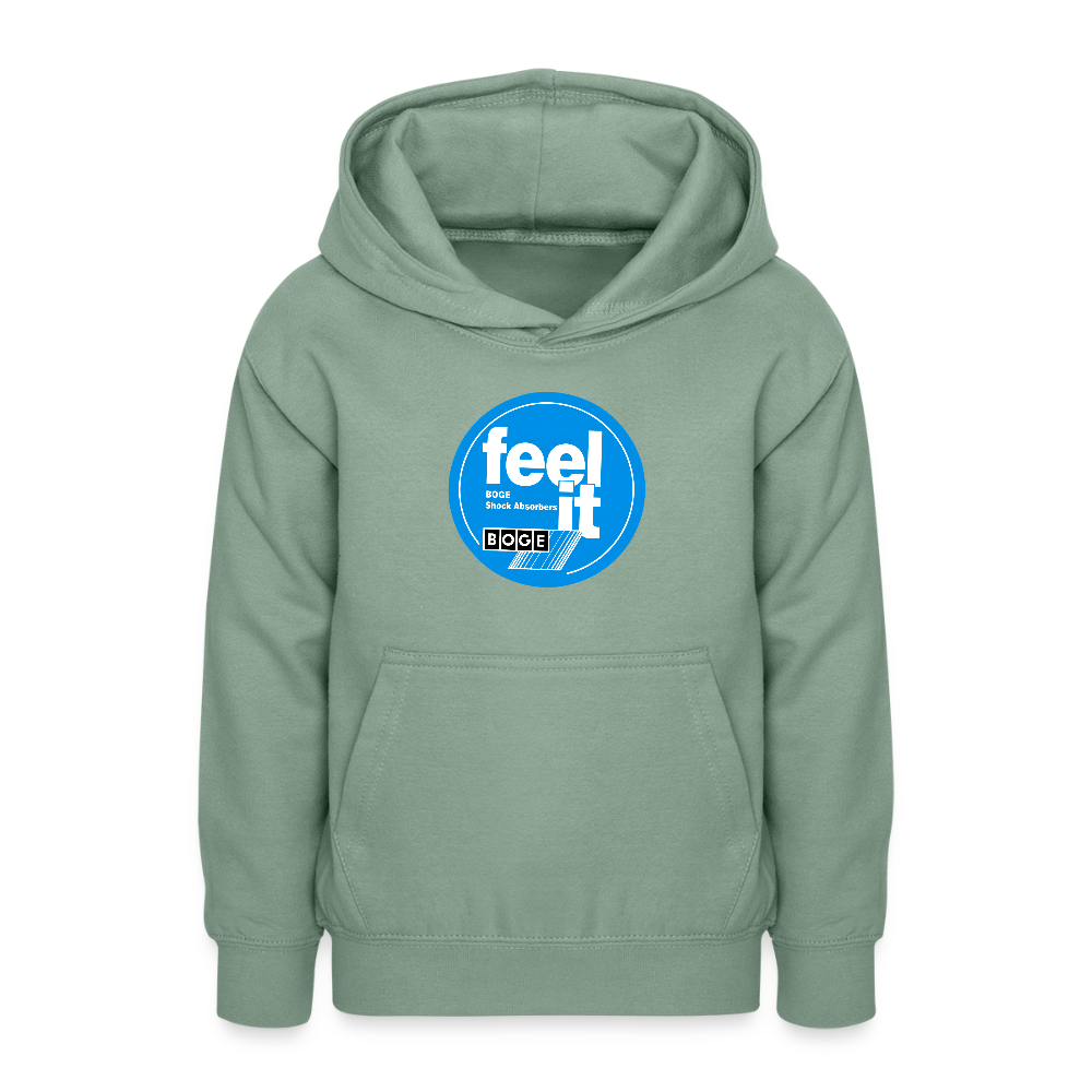 BOGE auto-motive wear – RETRO FEEL IT - Teen Hoodie - steel green