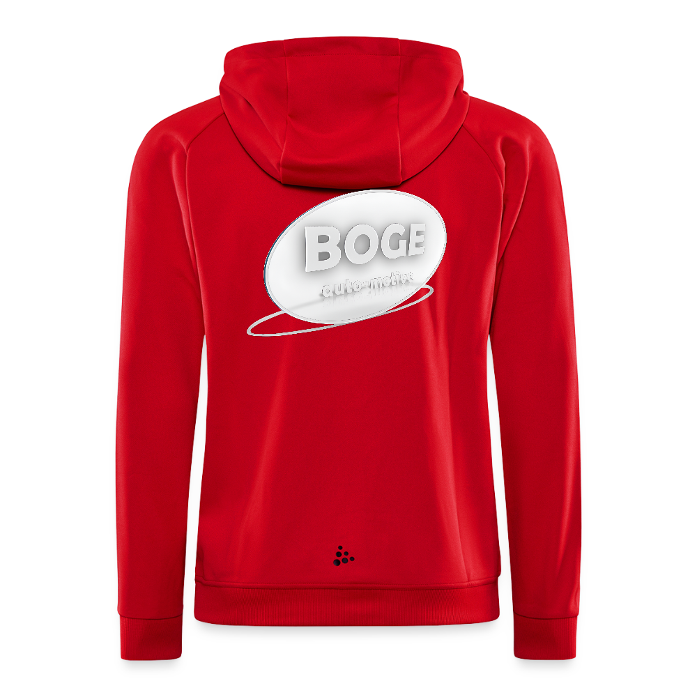 BOGE auto motive wear - CRAFT ADV Unify Hooded jacket - red