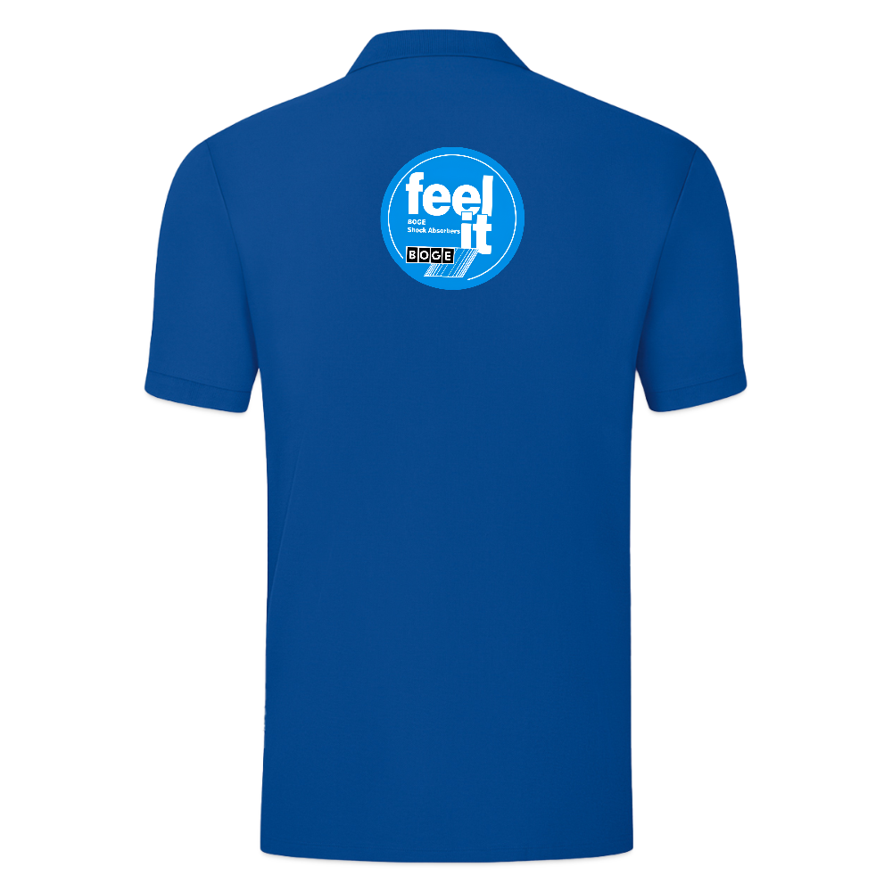 BOGE auto-motive wear  "Feel it" RETRO Jako Polo Organic Men - blue