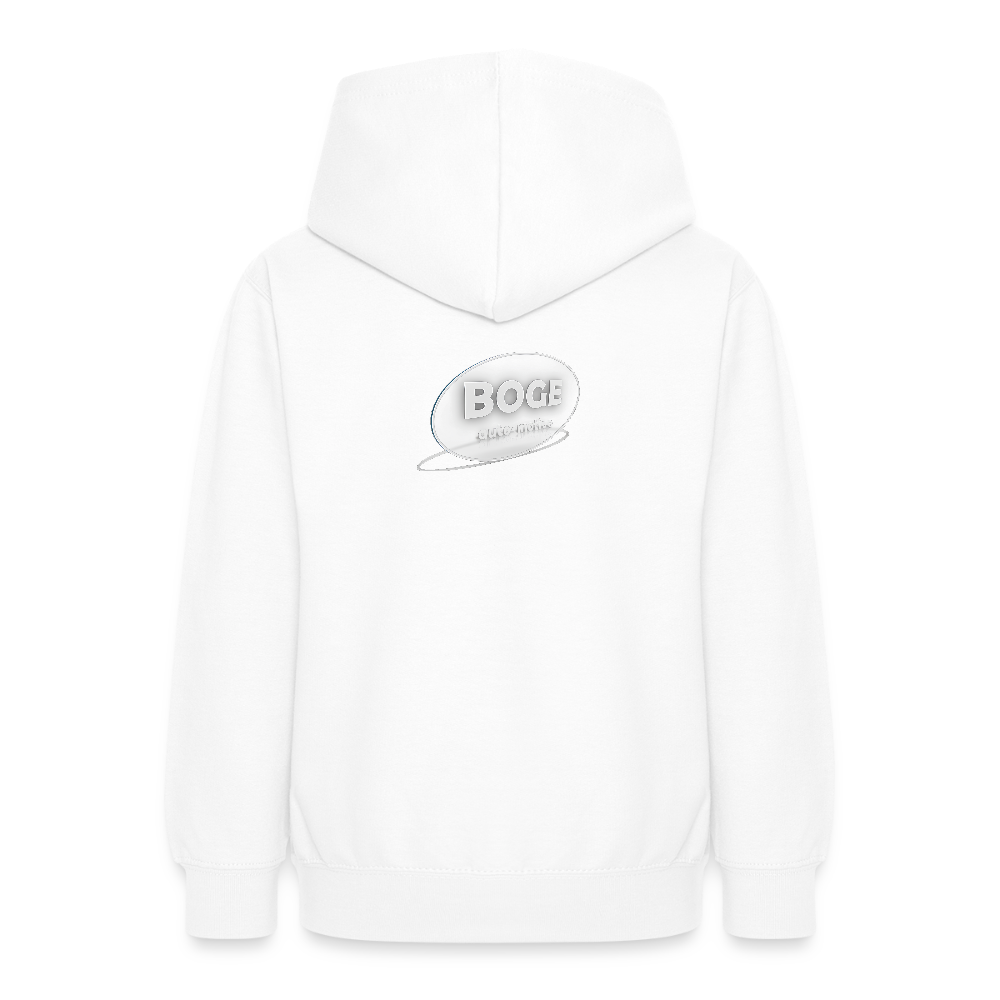 BOGE auto-motive wear – RETRO FEEL IT - Teen Hoodie - white