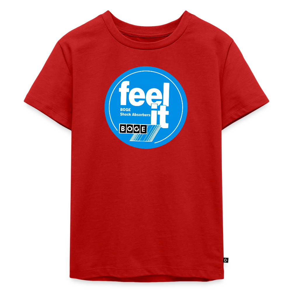BOGE auto-motive wear - RETRO Feel it-  Kids' Premium T-Shirt - red