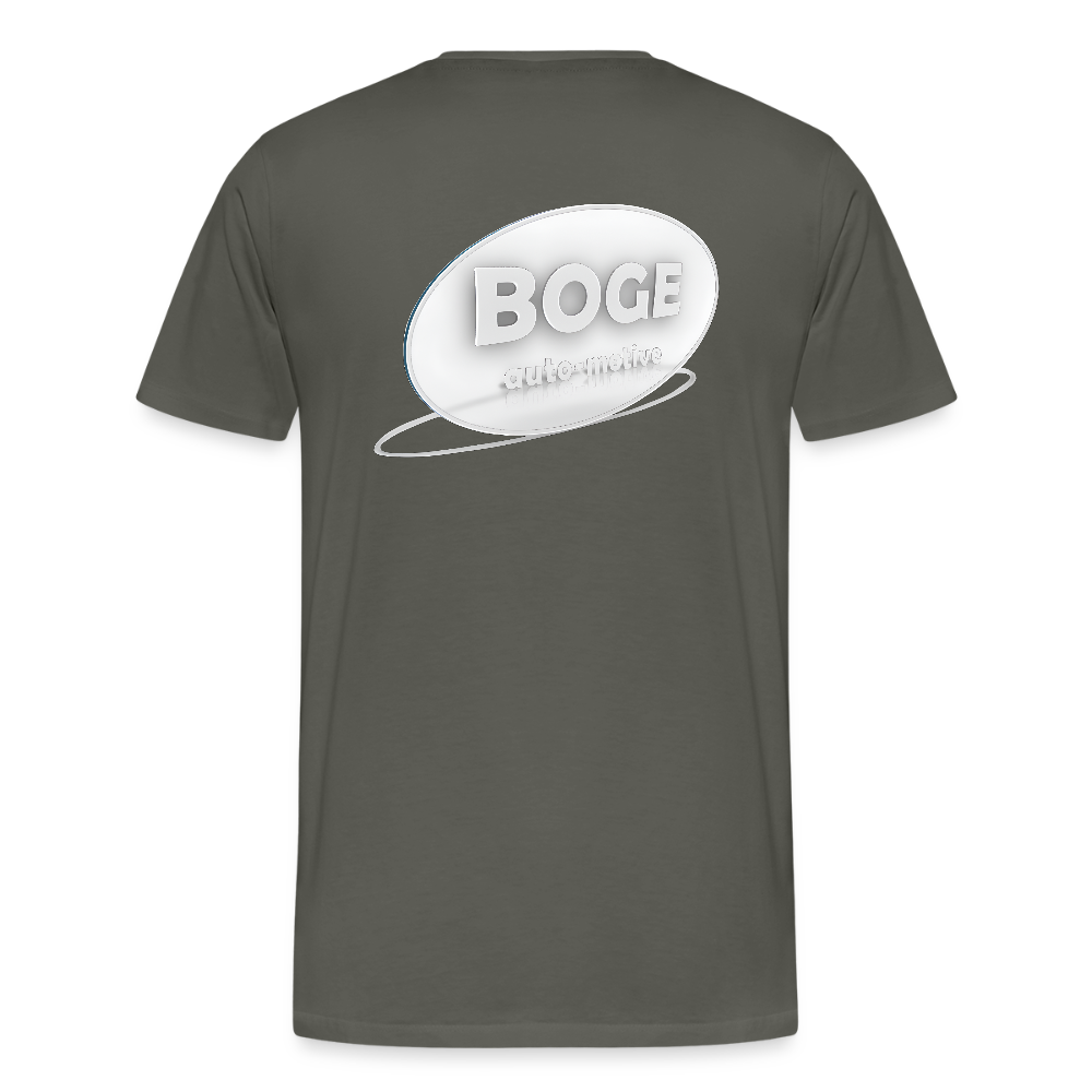 BOGE auto-motive wear – Organic Relaxed Men's T-Shirt Made in EU - asphalt