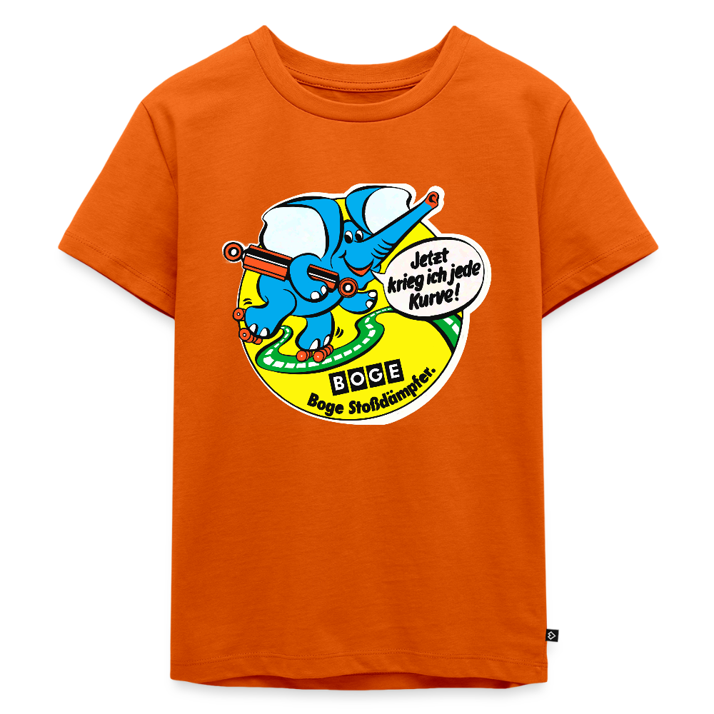 BOGE Auto-Motive – RETRO Jede Kurve - Kids' Premium T-Shirt - orange 
