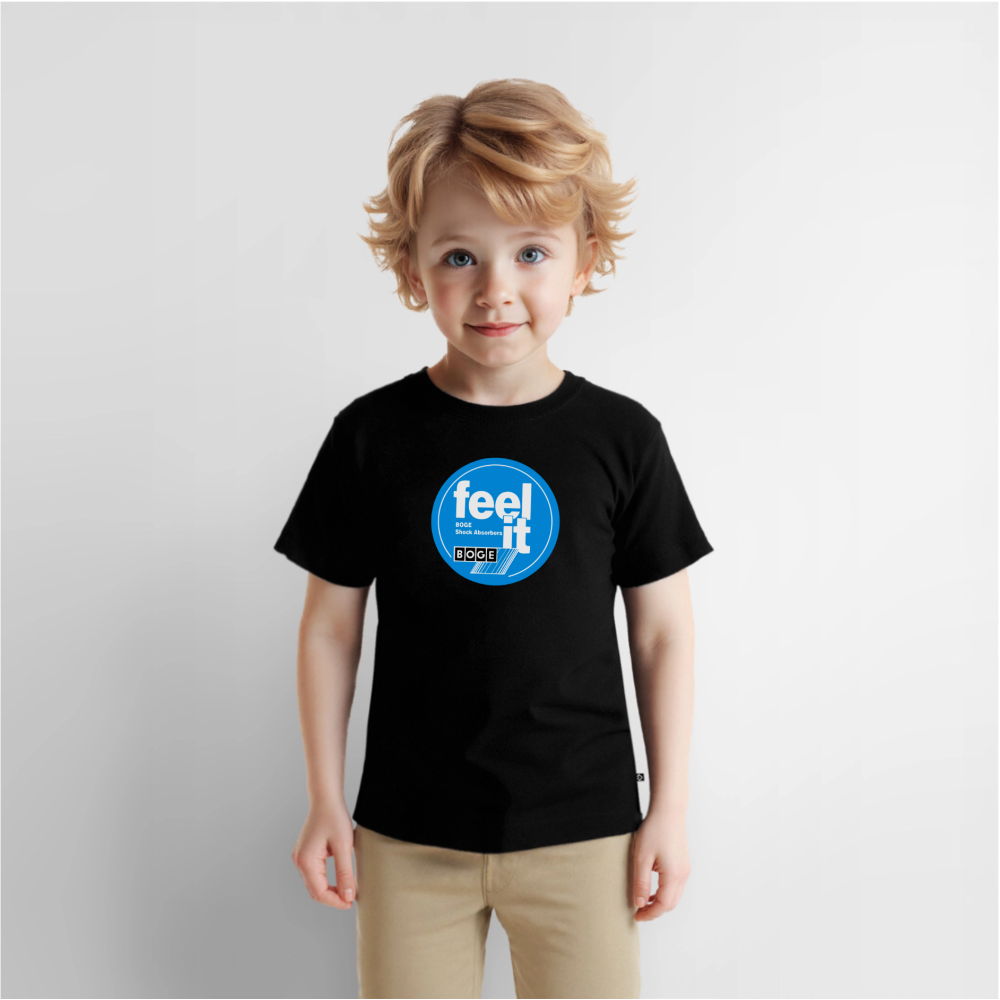 BOGE auto-motive wear - RETRO Feel it-  Kids' Premium T-Shirt - black
