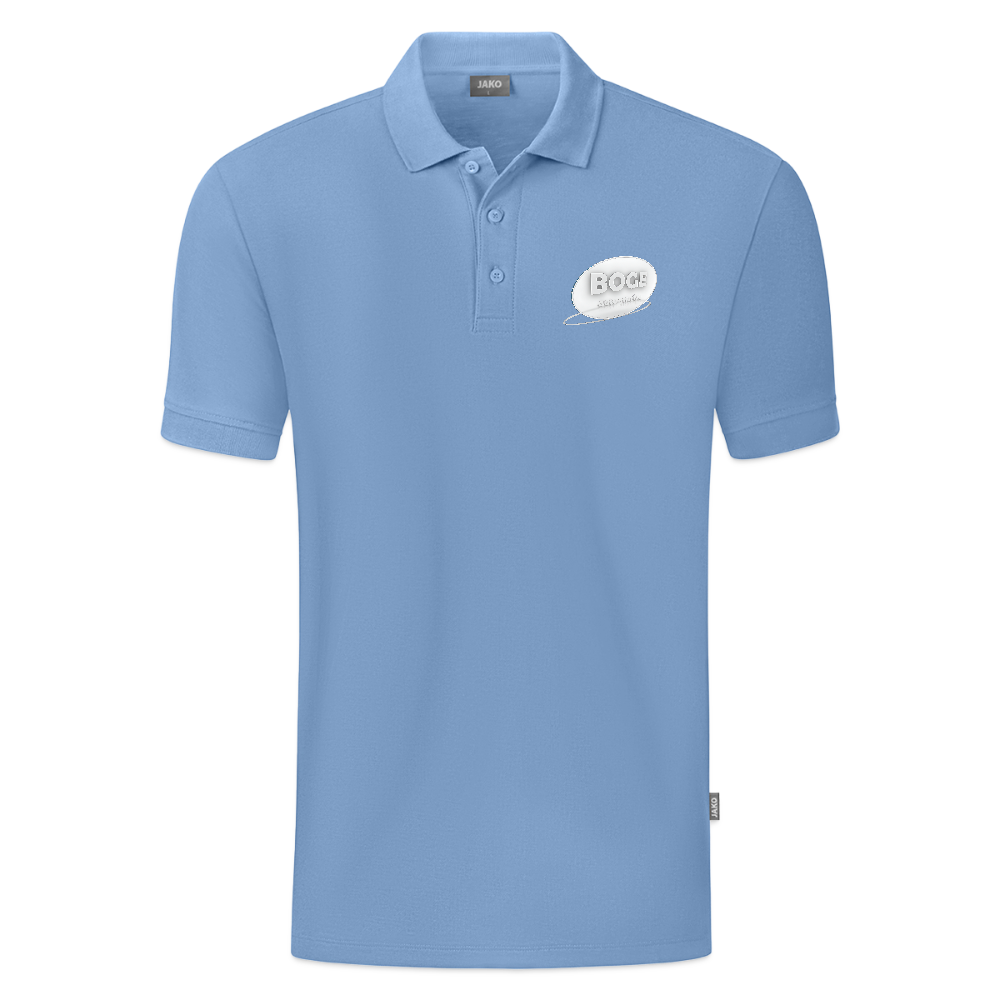 BOGE auto-motive wear  "Feel it" RETRO Jako Polo Organic Men - sky