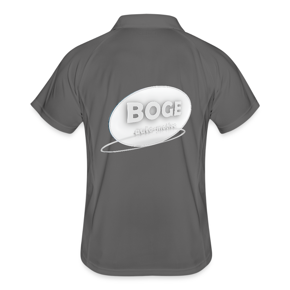 BOGE auto-motive wear - Man Polo breathable - grey/lime