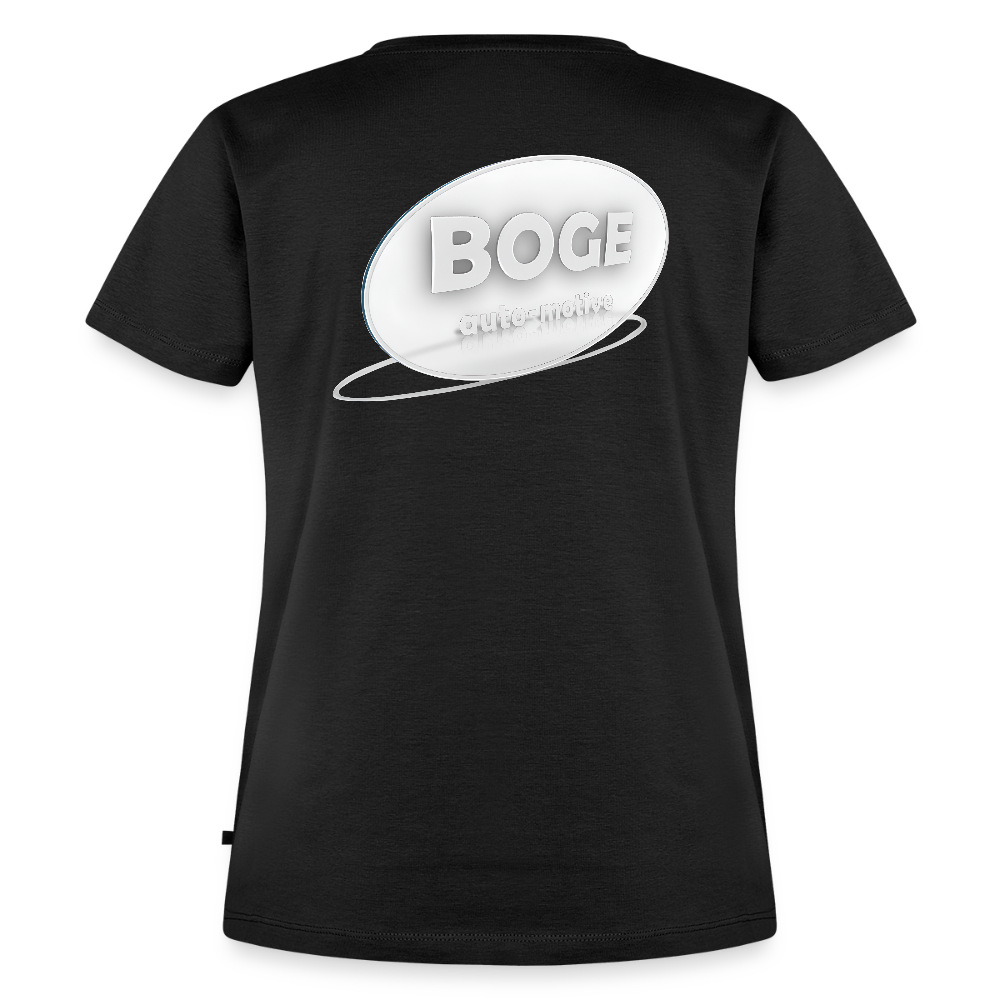 BOGE auto-motive wear – Organic Relaxed Woman T-Shirt Made in EU - black