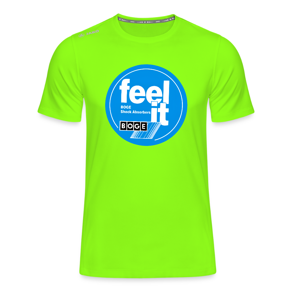 BOGE auto-motive wear – RETRO feel it - JAKO Teenager's T-Shirt Run 2.0 - neon green