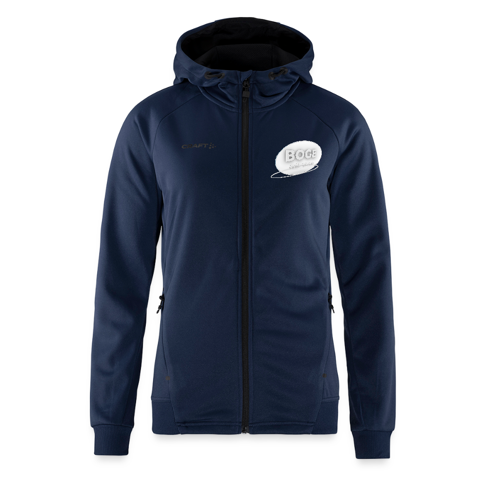 BOGE auto motive wear - CRAFT ADV Unify Women's Hooded Jacket - dark navy