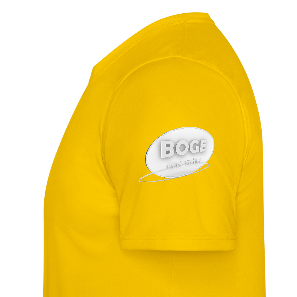BOGE auto-motive wear – TS Men's Functional T-Shirt - egg yellow