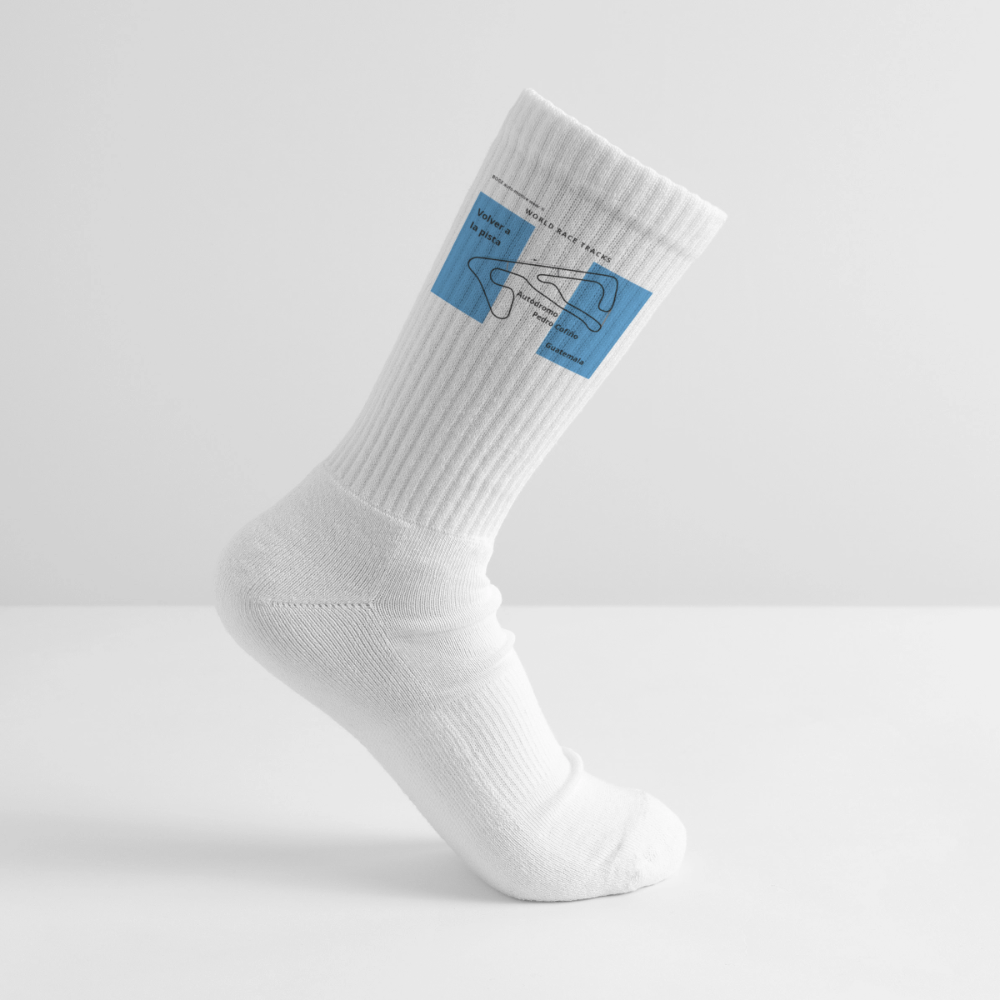 BOGE auto-motive wear - Worldtracks - Guatemala Socks - white
