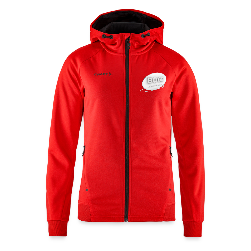 BOGE auto motive wear - CRAFT ADV Unify Women's Hooded Jacket - red
