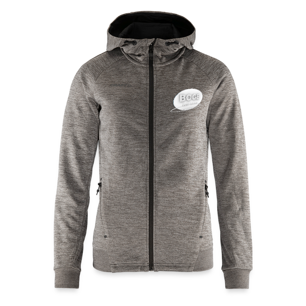 BOGE auto motive wear - CRAFT ADV Unify Women's Hooded Jacket - dark heather grey