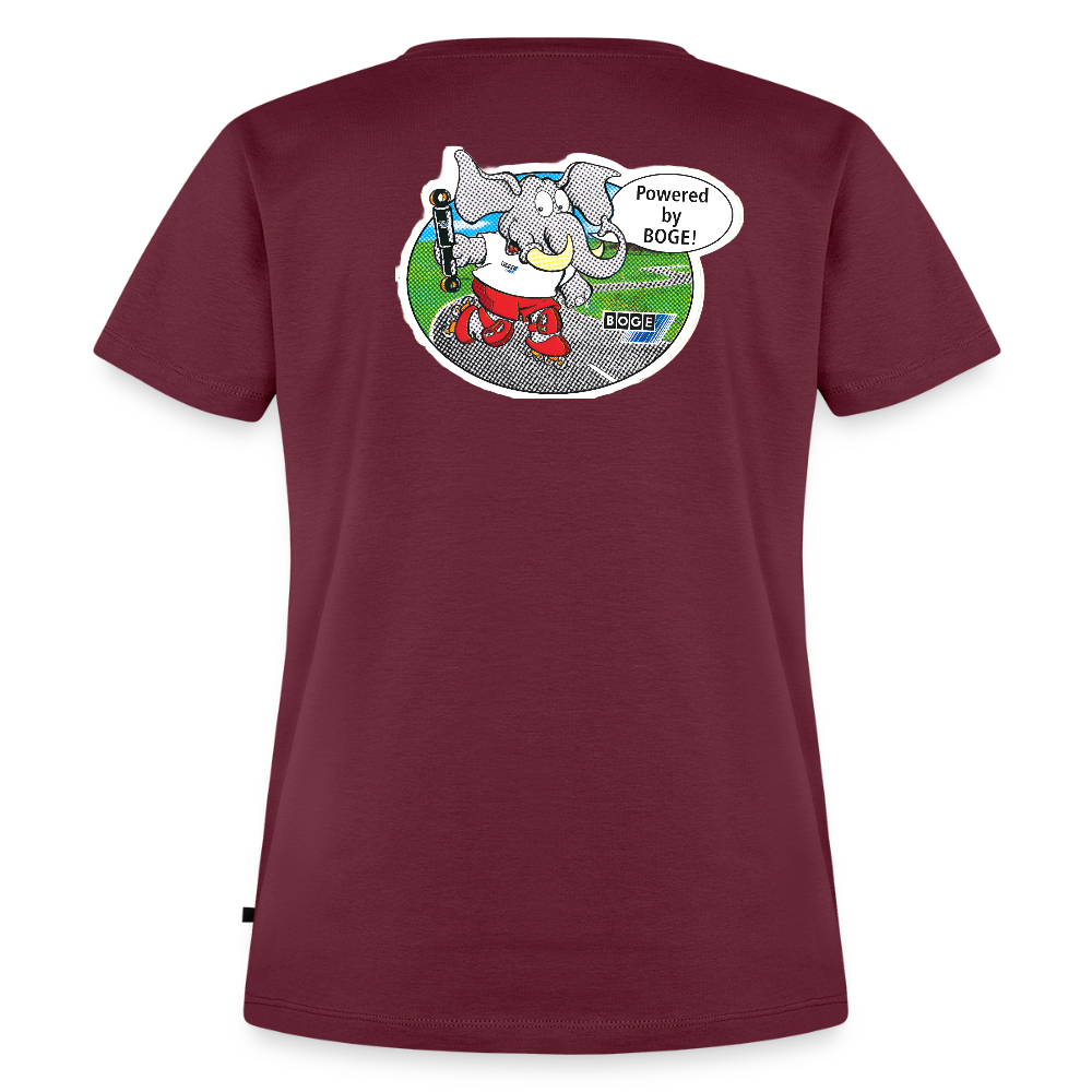 BOGE Auto-Motive – RETRO Powered by BOGE - Women’s Premium T-Shirt - burgundy