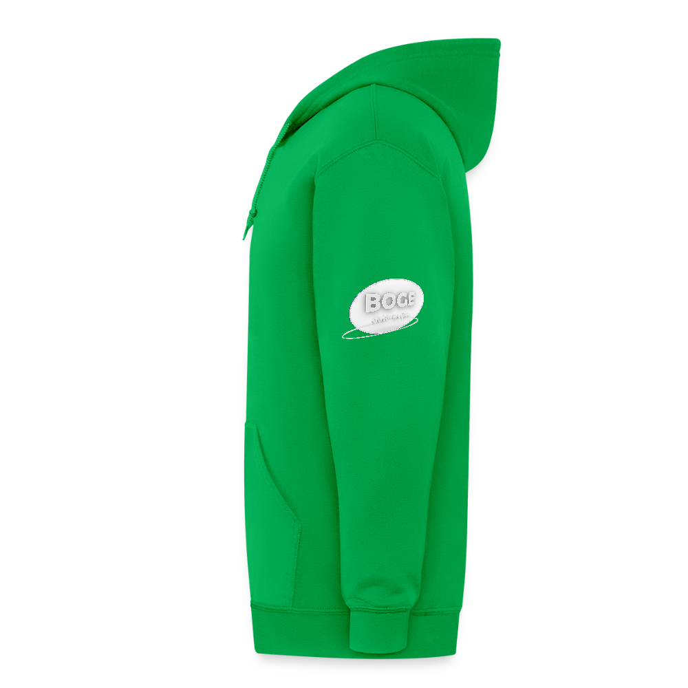 BOGE Auto-Motive – RETRO Powered by BOGE - Men’s Heavyweight Hooded Jacket - kelly green