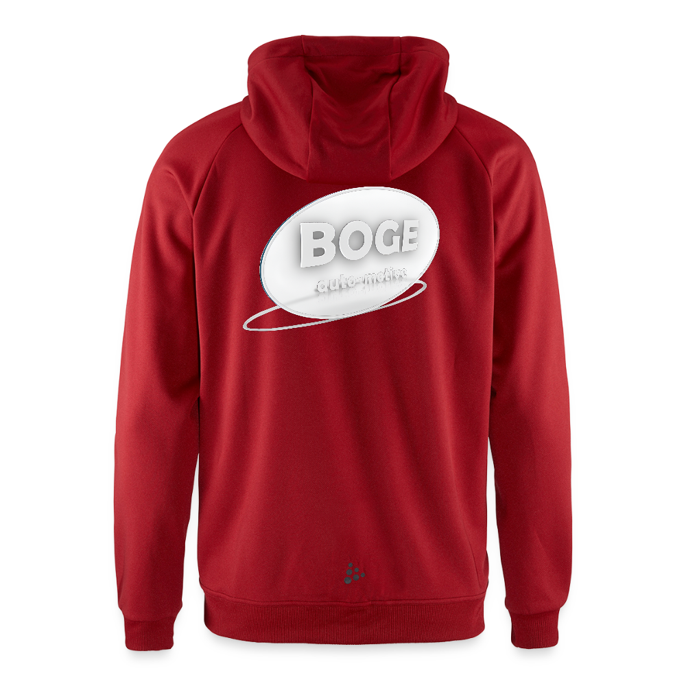 BOGE auto motive wear - CRAFT ADV Unify Hooded jacket - dark red