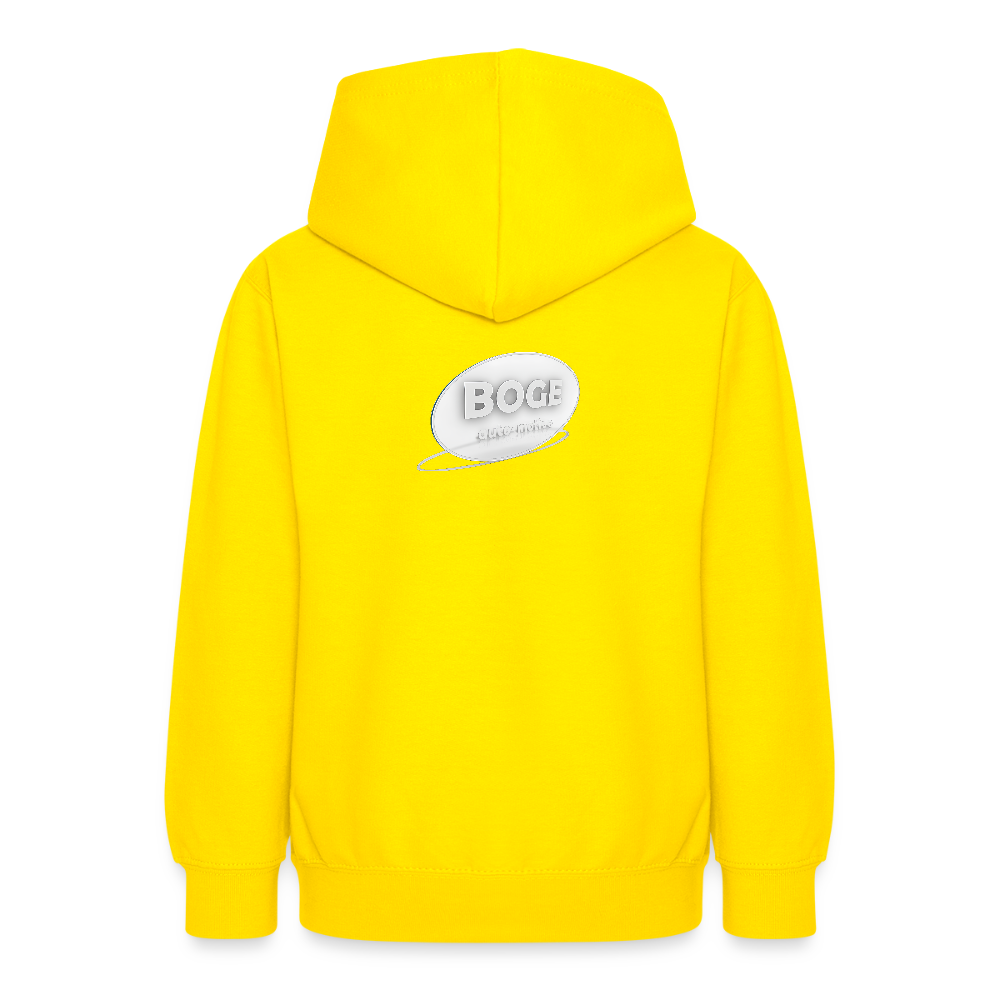 BOGE auto-motive wear – RETRO FEEL IT - Teen Hoodie - yellow