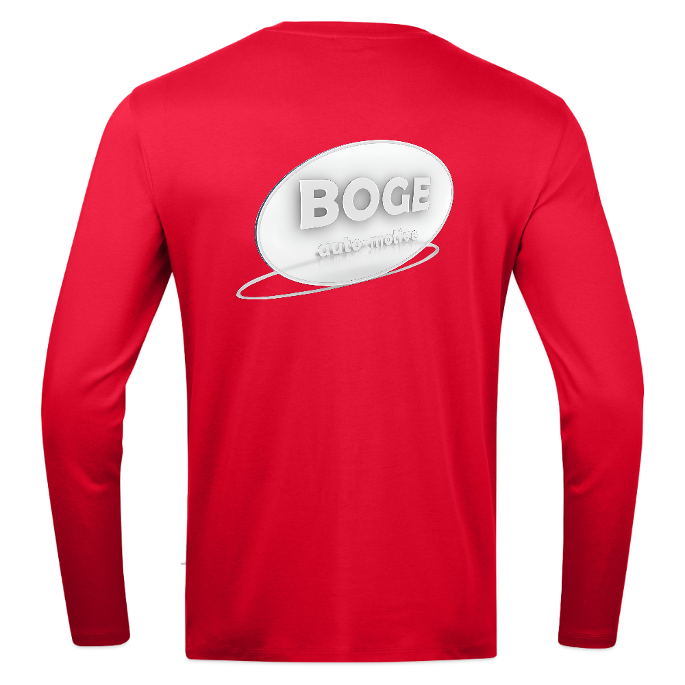BOGE auto-motive wear - JAKO Longsleeve Organic - red