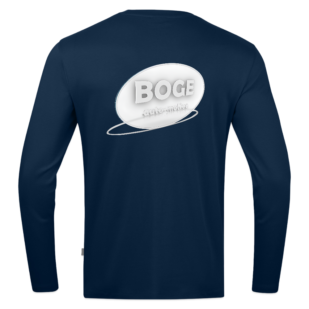 BOGE auto-motive wear - JAKO Longsleeve Organic - marine