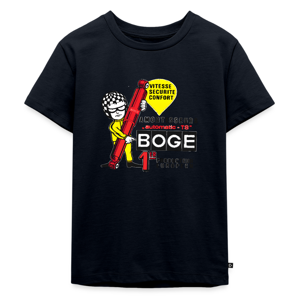 BOGE Auto-Motive – RETRO BOGE automotiseur - Kids' Premium T-Shirt - navy