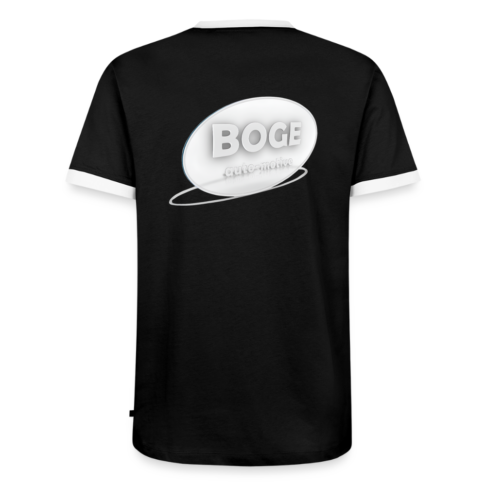 BOGE auto-motive wear - Men Contrast T-Shirt - black/white