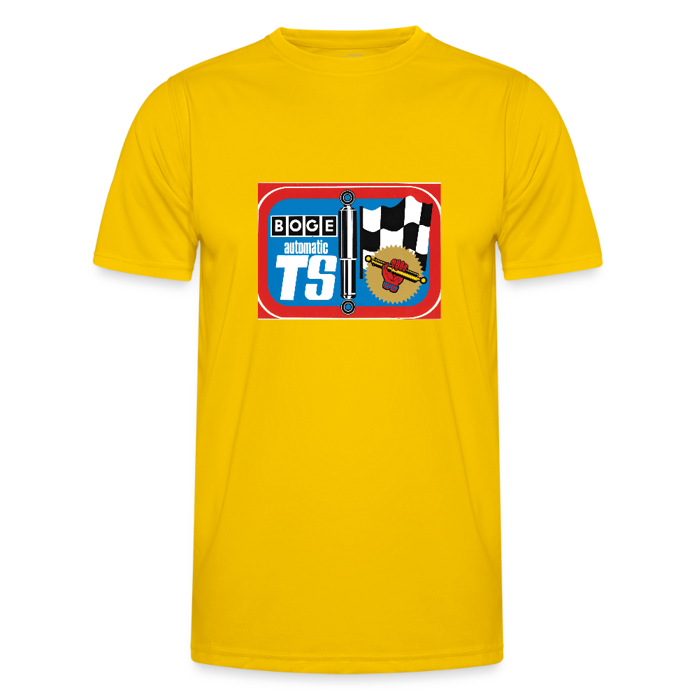 BOGE auto-motive wear – TS Men's Functional T-Shirt - egg yellow