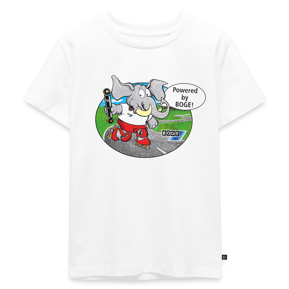 BOGE Auto-Motive – RETRO Powered by BOGE - Kids' Premium T-Shirt - white