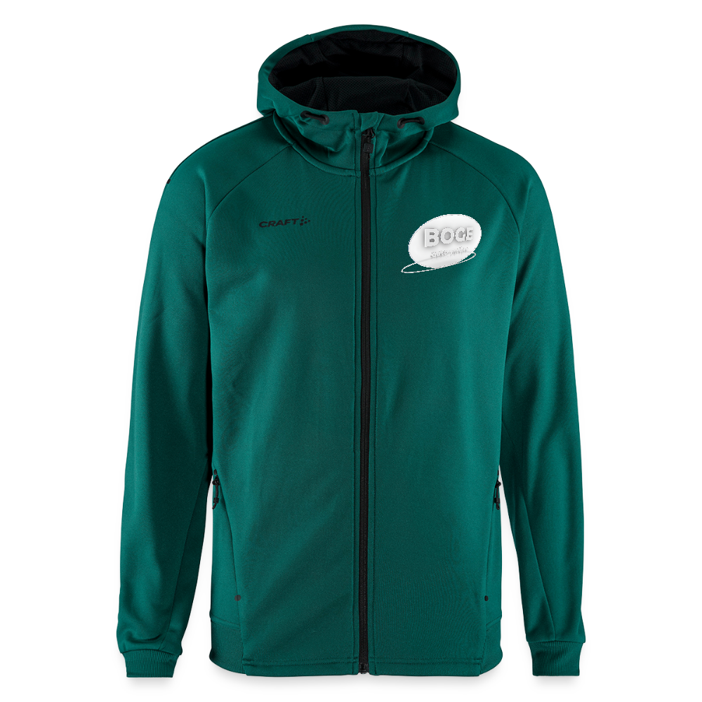 BOGE auto motive wear - CRAFT ADV Unify Hooded jacket - evergreen