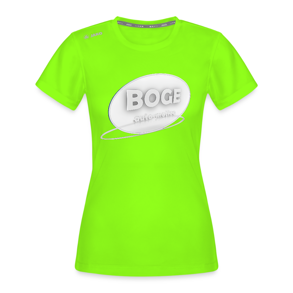 BOGE Auto-Motive – Woman Contrast-T-Shirt - neon green