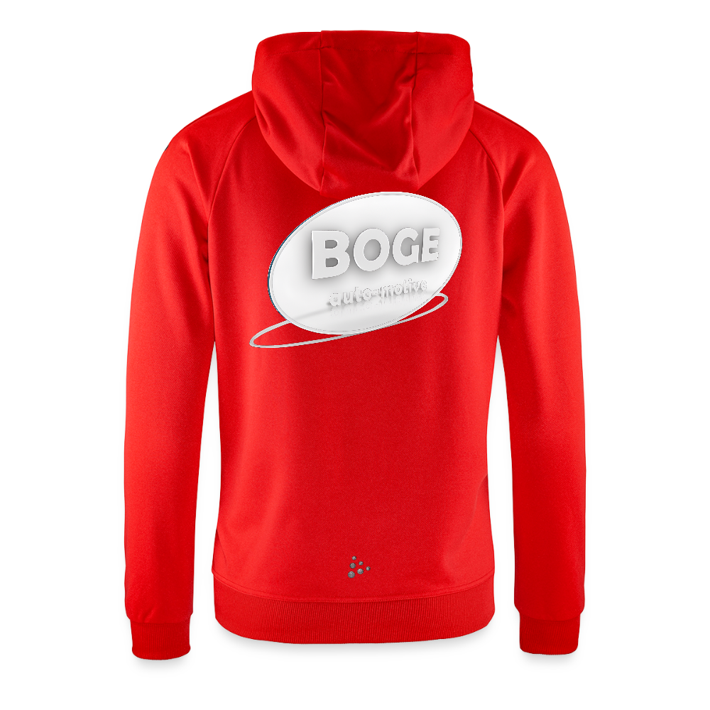 BOGE auto motive wear - CRAFT ADV Unify Women's Hooded Jacket - red