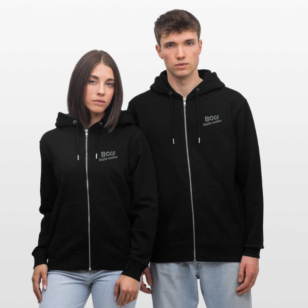 BOGE Auto-Motive Wear – Unisex Organic Hooded Jacket - black