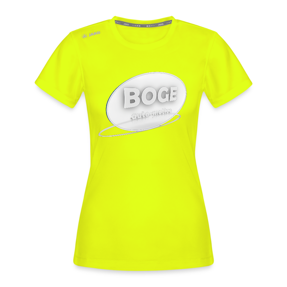 BOGE Auto-Motive – Woman Contrast-T-Shirt - neon yellow