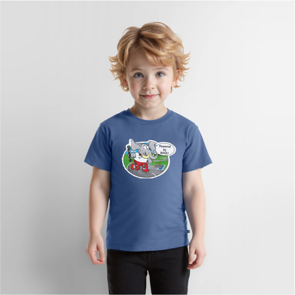 BOGE Auto-Motive – RETRO Powered by BOGE - Kids' Premium T-Shirt - stone blue