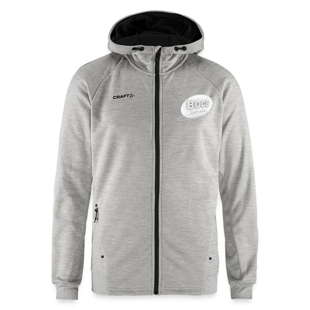BOGE auto motive wear - CRAFT ADV Unify Hooded jacket - heather grey