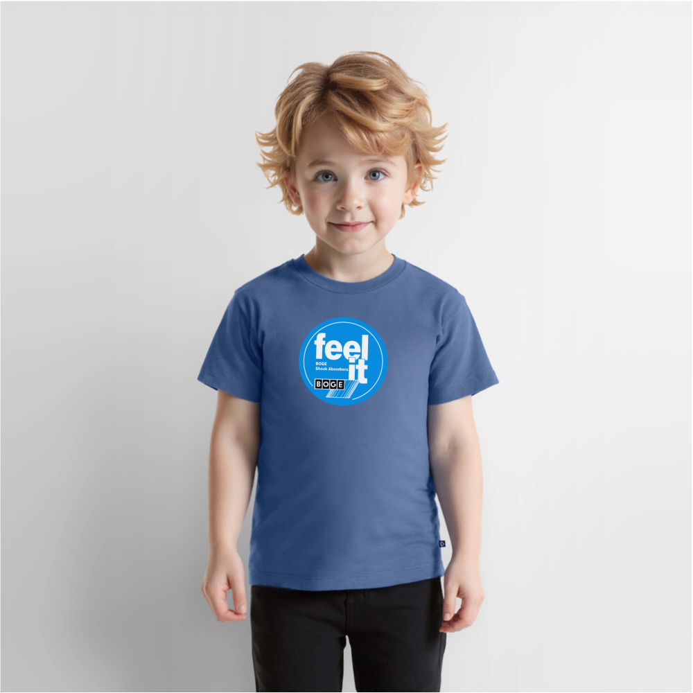 BOGE auto-motive wear - RETRO Feel it-  Kids' Premium T-Shirt - stone blue