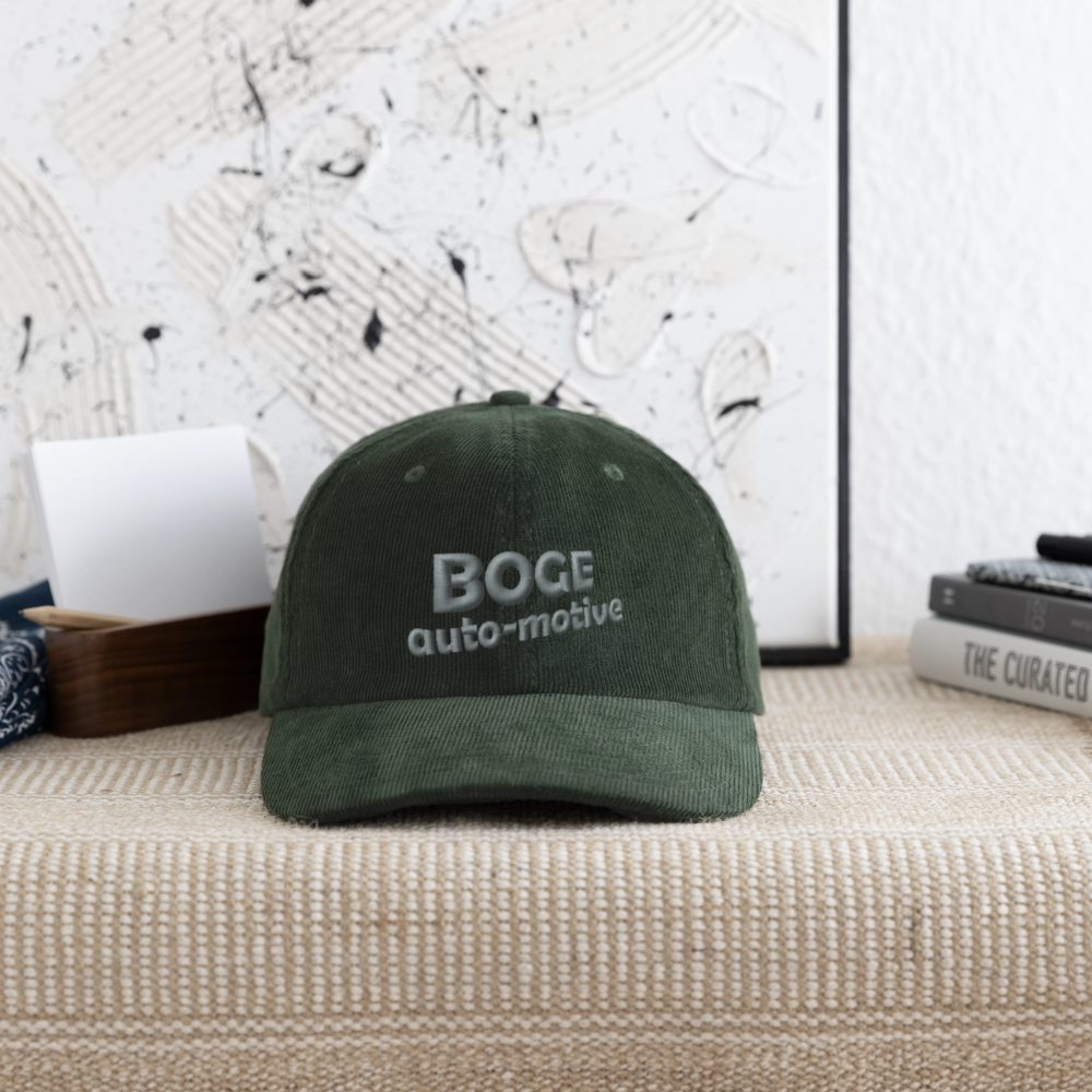 BOGE auto-motive wear - Cord Cap - forest green
