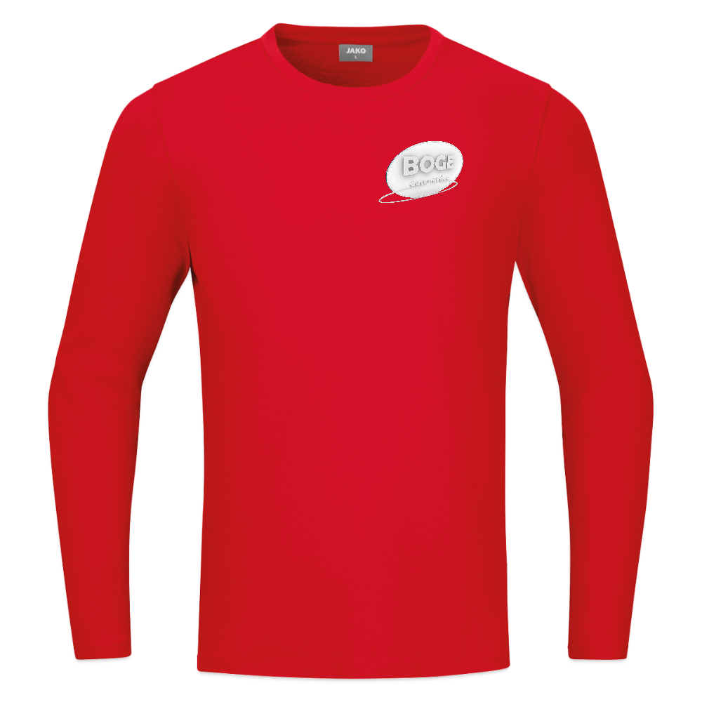 BOGE auto-motive wear - JAKO Longsleeve Organic - red